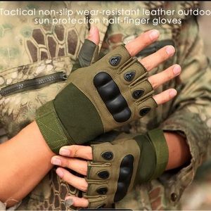 Half Finger Tactical Gloves For Outdoor Sports, Shooting, Hunting & Cycling